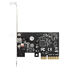 Контроллер ExeGate EXE-321 EX293839RUS (PCI-E x4 v3.0, 20Gbps (USB3.2 GEN2x2) Type-C ext., ASMedia Chipset ASM3242)