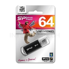 Флеш Диск Silicon Power USB Drive 64Gb Ultima II SP064GBUF2M01V1K {USB2.0, Black}