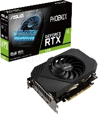 Видеокарта Asus PH-RTX3050-8G NVIDIA GeForce RTX 3050 8192Mb PCI-E 4.0  128 GDDR6 1777/14000 HDMIx1 DPx3 HDCP Ret
