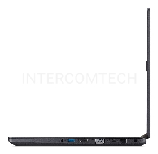 Ноутбук ACER TravelMate P2, 15,6 FHD (1920х1080) IPS, i3-10110U 2.10 Ghz, 4 GB DDR4, 256GB PCIe NVMe SSD, UHD Graphics , WiFi, BT, HD camera, FPR, 48Wh, Linux, 3 CI, Black