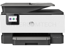 МФУ струйное, HP OfficeJet Pro 9010 AiO Printer, (принтер/сканер/копир A4, 22/18 стр/мин, дуплекс, ADF, USB, LAN, WiFi)