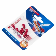 Наконечник кольцевой REXANT изолированный, ø4.3мм, 0.5-1.5мм², НКи 1.5-4 / НКи 1,25-4 / RVL1.25-4, красный, в упак. 10 шт.