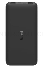 Внешний аккумулятор Xiaomi Mi Power Bank black (10000mAh, 2xUSB, QC3.0, Li-Pol, быстрая зарядка) (VXN4305GL)