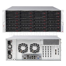 Платформа SuperMicro 6049P-E1CR24L noCPU(2)Scalable/TDP 70-205W/ no DIMM(16)/ 3008RAID HDD(24)LFF/ 2x10Gbe/ 5xFH/ 2x1200W