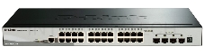 Сетевое оборудование D-Link DGS-1510-28X/A1A Управляемый стекируемый коммутатор SmartPro с 24 портами 10/100/1000Base-T и 4 портами 10GBase-X SFP+
