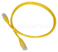 Кабель Патч-корд Lanmaster UTP TWT-45-45-5.0-YL вилка RJ-45-вилка RJ-45 кат.5е 5м желтый ПВХ (уп.:1шт)