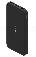 Внешний аккумулятор Xiaomi Mi Power Bank black (10000mAh, 2xUSB, QC3.0, Li-Pol, быстрая зарядка) (VXN4305GL)