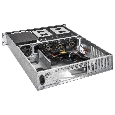 Серверный корпус ExeGate EX293344RUS Pro 2U550-08 <RM 19, высота 2U, глубина 550, БП 1200ADS, 2*USB>