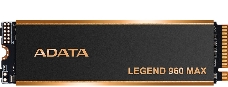 Твердотельный накопитель ADATA SSD LEGEND 960 MAX, 4000GB, M.2(22x80mm), NVMe 1.4, PCIe 4.0 x4, 3D NAND, R/W 7400/6800MB/s, IOPs 700 000/550 000, TBW 3120, DWPD 0.43, with BIG Heat Spreader (5 лет)