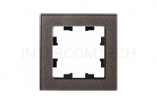 Рамка 1-м AtlasDesign Nature стекло мокко SchE ATN320601