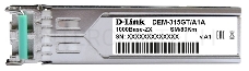 Трансивер D-Link 315GT/A1A, 1-port mini-GBIC ZX Single-mode Fiber Transceiver (80km, 3.3V)