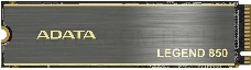 Твердотельный накопитель SSD M.2 2280 2TB ADATA LEGEND 850 Client SSD [ALEG-850-2TCS] PCIe Gen4x4 with NVMe, 5000/4500, IOPS 400/550K, MTBF 2M, 3D NAND, 2000TBW, 0,55DWPD, Heat Sink, SMI SM2269XT, Work with PS5, RTL
