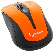 Мышь Gembird MUSW-325-O Orange USB {Мышь беспров., 2кн.+колесо-кнопка, 2.4ГГц, 1000 dpi}