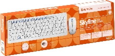Клавиатура + мышь Defender  Skyline 895 Nano W(Белый) Кл:104, 1000/1500/2000dpi  45895