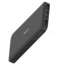 Внешний аккумулятор Xiaomi Mi Power Bank black (10000mAh, 2xUSB, QC3.0, Li-Pol, быстрая зарядка) (VXN4305GL)