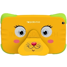 Планшет Topdevice Kids Tablet K8, 8.0 (1280x800) IPS display, Android 11 (Go edition) + HMS apps, up to 1.8GHz 4-core RK3566, 2/32GB, BT 4.1, WiFi, USB-C, microSD card slot, 0.3MP front cam + 2.0MP rear cam, 4000mAh bat, orange