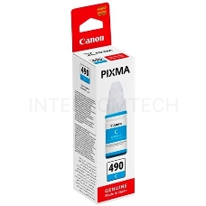 Чернила Canon GI-490C 0664C001 голубой для Canon Pixma G1400/2400/3400 (70мл)