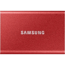 Твердотельный накопитель Samsung SSD 2TB T7 Touch, USB Type-C, R/W 1000/1050MB/s, Red