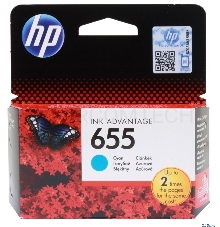 Картридж струйный HP 655 CZ110AE голубой для HP DJ IA 3525/4615/4625/5525/6525 (600стр.)