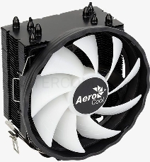 Устройство охлаждения(кулер) Aerocool Rave 4 Soc-AM4/1151/1200/1700 4-pin 18-27dB Al+Cu 130W 570gr LED Ret