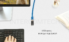 Удлинитель Greenconnect PROF 0.5m USB 2.0, AM/AF, плоский синий, морозостойкий, GCR-UEC2M2-BD-0.5m Greenconnect Удлинитель PROF 0.5m USB 2.0, AM/AF, плоский синий, морозостойкий, GCR-UEC2M2-BD-0.5m