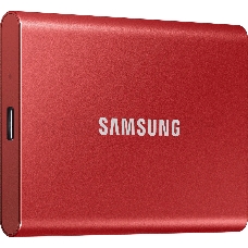 Твердотельный накопитель Samsung SSD 2TB T7 Touch, USB Type-C, R/W 1000/1050MB/s, Red