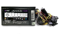 Блок питания HIPER HPB-750RGB (ATX 2.31, 750W, ActivePFC, RGB 140mm fan, Black) BOX