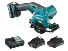 Пила циркулярная MAKITA HS301DWAE  10.8В 2х2Ач Li-ion 1500об\м диск-ф85мм рез-25.5мм 1.6кг чем