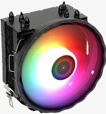 Устройство охлаждения(кулер) Aerocool Rave 4 Soc-AM4/1151/1200/1700 4-pin 18-27dB Al+Cu 130W 570gr LED Ret