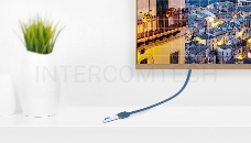 Удлинитель Greenconnect PROF 0.5m USB 2.0, AM/AF, плоский синий, морозостойкий, GCR-UEC2M2-BD-0.5m Greenconnect Удлинитель PROF 0.5m USB 2.0, AM/AF, плоский синий, морозостойкий, GCR-UEC2M2-BD-0.5m