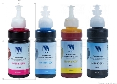 Чернила NV PRINT универсальные на водной основе для аппаратов Epson, комплект 4 цвета по 100 мл