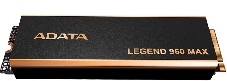 Твердотельный накопитель ADATA SSD LEGEND 960 MAX, 4000GB, M.2(22x80mm), NVMe 1.4, PCIe 4.0 x4, 3D NAND, R/W 7400/6800MB/s, IOPs 700 000/550 000, TBW 3120, DWPD 0.43, with BIG Heat Spreader (5 лет)