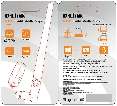 Адаптер D-Link DWA-185/RU/A1A Беспроводной двухдиапазонный USB 3.0 адаптер AC1200 с поддержкой MU-MIMO и съемной антенной