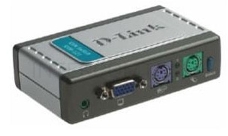 Переключатель D-Link KVM-121 Переключатель на 2 компьютера (кабели в комплекте)