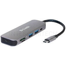 Разветвитель USB 2.0 D-Link DUB-2325 2порт. черный (DUB-2325/A1A)