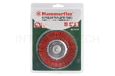 Кордщетка Hammer Flex 207-214 100мм d6  радиальная нейлоновая, с хвостовиком