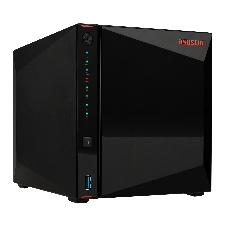 Сетевое хранилище ASUSTOR AS5304T 4-Bay NAS/Media player/Intel Celeron J4105 1.5GHz, up to 2.5 GHz(Quad-Core), 4GB SO-DIMM DDR4, noHDD(HDD,SSD),/2x2,5GbE(LAN)/3xUSB3.2,HDMI/4ip camera license ; 90IX0181-BW3S10