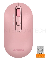 Мышь A4 Fstyler FG20 розовый оптическая (2000dpi) беспроводная USB для ноутбука (4but)