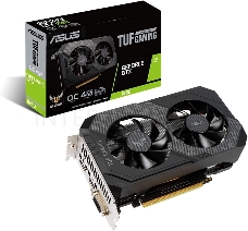 Видеокарта Asus TUF-GTX1650-O4GD6-P-V2-GAMING PCI-E NVIDIA GeForce GTX 1650 4096Mb 128 GDDR6 1635/12000 DVIx1 HDMIx1 DPx1 HDCP Ret