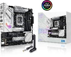 Материнская плата Asus ROG STRIX B760-G GAMING WIFI Soc-1700 Intel B760 4xDDR5 mATX AC`97 8ch(7.1) 2.5Gg RAID+HDMI+DP