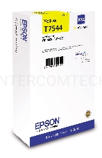 Картридж EPSON T7544 желтый экстраповышенной емкости для WF-8090/8590