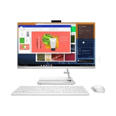 Моноблок Lenovo IdeaCentre AIO 3 24ITL6 23.8'' FHD(1920x1080) IPS/Intel Core i3-1115G4 3.0GHz Dual/4GB/256GB SSD/Integrated/noDVD/WiFi/BT5.1/HD Web Camera/KB+MOUSE(USB)/DOS/1Y/WHITE