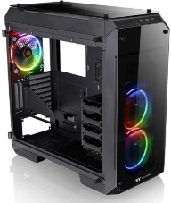 Корпус View 71 TG RGB (870680) CA-1I7-00F1WN-01 /Black/Win/SPCC/Tempered Glass*4/Color Box/Riing 140mm RGB Fan*3