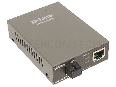 Сетевое оборудование D-Link DMC-F20SC-BXU/A1A WDM медиаконвертер с 1 портом 10/100Base-TX и 1 портом 100Base-FX с разъемом SC (ТХ: 1310 нм; RX: 1550 нм) для одномодового оптического кабеля (до 20 км)