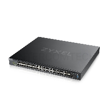 Коммутатор Zyxel XS3800-28 L2+ switch , 4xRJ-45: 1 / 2.5 / 5 / 10G, 8xCombo (SFP: 1 / 10G, RJ-45: 1 / 2.5 / 5 / 10G), 16xSFP +