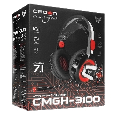 Гарнитура игровая CROWN CMGH-3100 Black&red