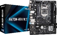 Материнская плата H470 S1200 MATX H470M-HDV/M.2 ASROCK