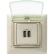 Аксессуары LEGRAND 774350 Рамка 1 пост, влагозащищенная, IP44, слоновая кость, Valena