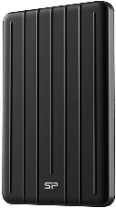 Накопитель External SSD Silicon Power 1.0Tb Bolt B75 Pro <SP010TBPSD75PSCK> (USB 3.1 Gen2 Type C, 520/450Mbs, противоударный MIL-STD 810G, 124х82х12mm, 85g) Black