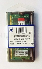 Модуль памяти Kingston SO-DIMM DDR4 16GB KVR26S19D8/16 {PC4-21300, 2666MHz, CL17}